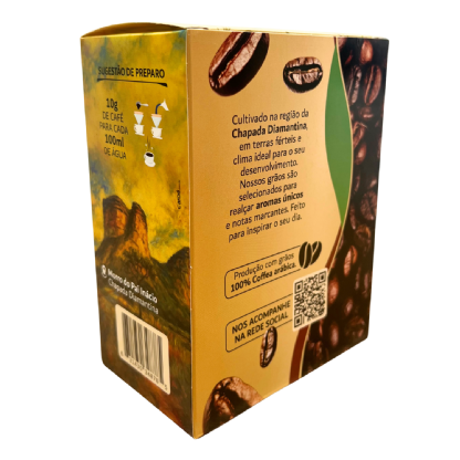 Embalagem para Café 250gr (11 x 7 x 14,5 cm) Personalizada