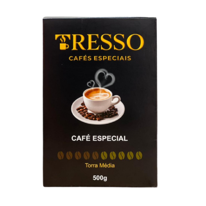 Embalagem para Café 500g (11,5 x 7,5 x 17 cm) Personalizada