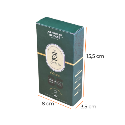 Embalagem para Capsula de Café (8 x 3,4 x 15,5 cm) Personalizada