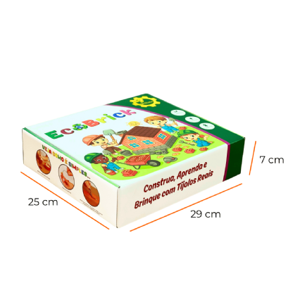 Embalagem para Envios Empastada (29 x 25 x 7 cm) Personalizada