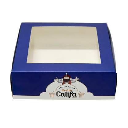 Embalagem Multiuso para Doces e Salgados (15,5 x 15,5 x 5 cm) Personalizada