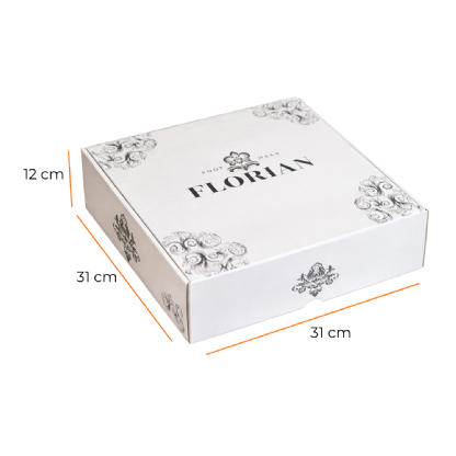 Embalagem de Envios Empastada (31 x 31 x 12 cm) Personalizada