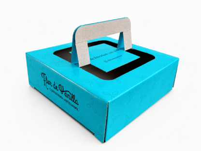 Embalagem Empastada Para Bolo (21 x 21 x 7 cm) Personalizada