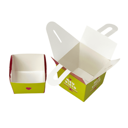 Embalagem Forneável Dolce Box (5,5 x 5,5 x 6 cm) Personalizada