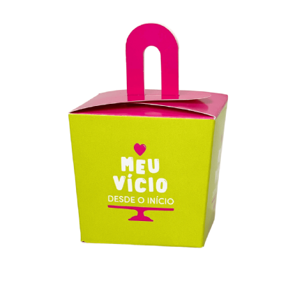 Embalagem Forneável Dolce Box (5,5 x 5,5 x 6 cm) Personalizada