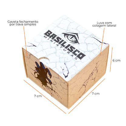 Embalagem Gaveta Multiuso (7 x 7 x 6 cm) Personalizada
