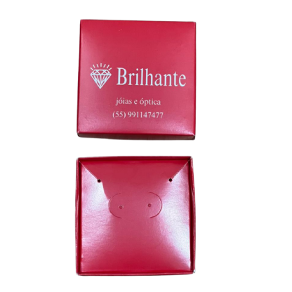 Embalagem Tampa e Fundo para Semi Joias (7 x 7 x 2 cm) Personalizado