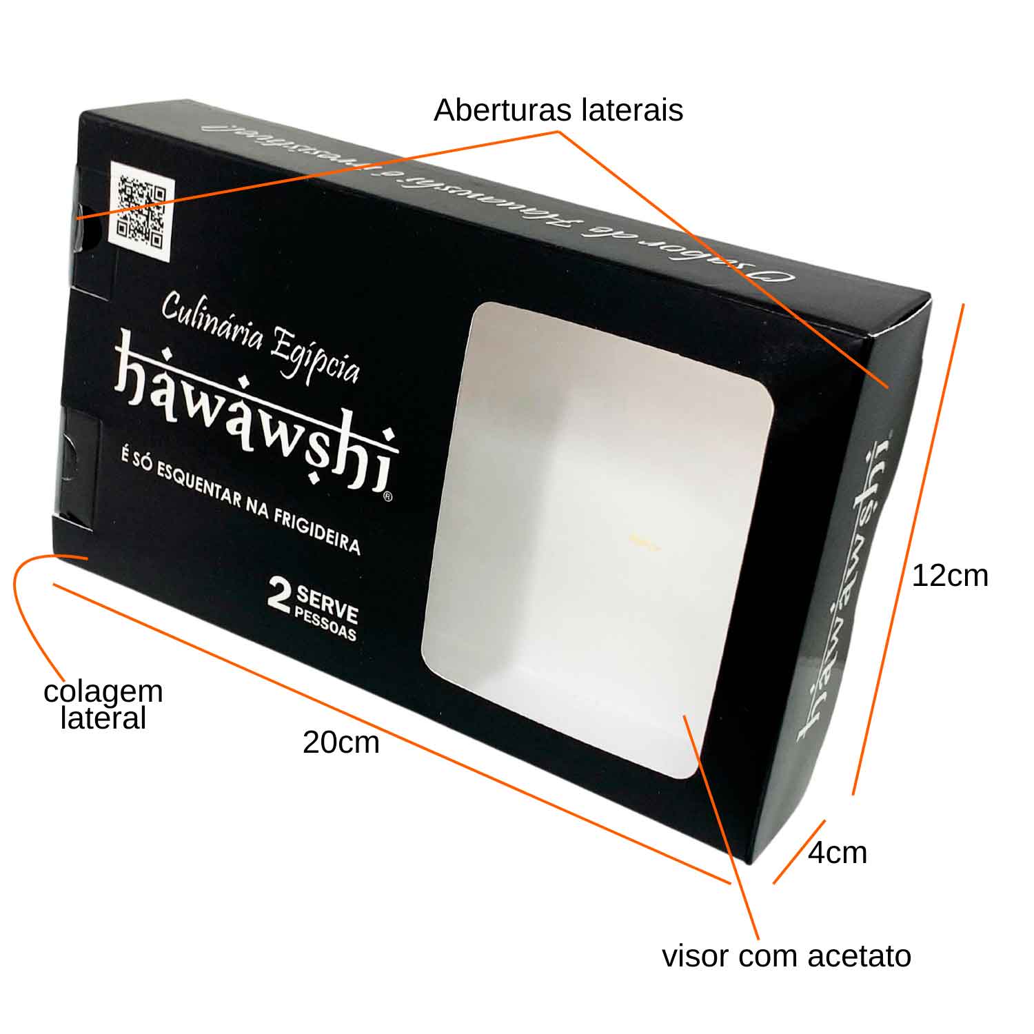 Embalagem Para Refrigeração (20 x 4 x 12 cm) Personalizada