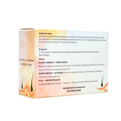 Embalagem para Kit de Ampola (10 x 3,3 x 7 cm) Personalizada
