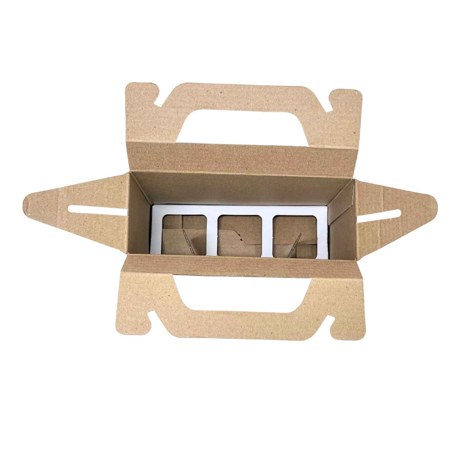Embalagem Maleta Empastada para Kit de Garrafas (16,5 x 6 x 13,5 cm) Personalizada