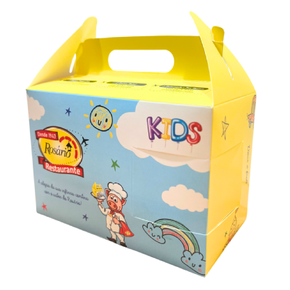Embalagem Maleta Kit Lanche Delivery (20 x 11 x 13,5 cm) Personalizada
