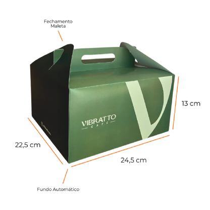 Embalagem Maleta para Combo (24,5 x 22,5 x 13 cm) Personalizada