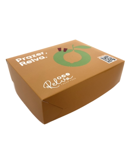 Embalagem para Marmita Executiva G (19 x 15 x 5 cm) Personalizada