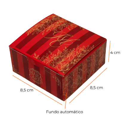 Embalagem Multiuso para Doces (8,5 x 8,5 x 4 cm) Personalizada
