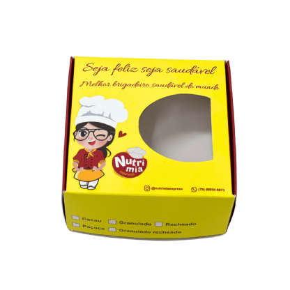 Embalagem Multiuso para Doces (9 x 9 x 4 cm) Personalizado