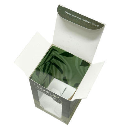 Embalagem para Cosmético c/ Berço (6 x 6 x 10 cm) Personalizada