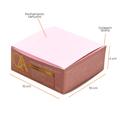 Embalagem para Cosméticos (10 x 10 x 4 cm) Personalizada