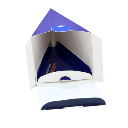 Embalagem Bolo Fatia c/ Berço (16,5 x 8 x 7 cm) Personalizada