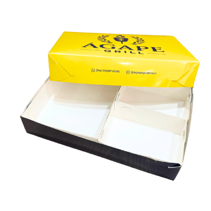 Embalagem para Marmita Executiva Premium (26 x 18 x 5 cm) Personalizada
