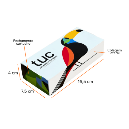 Embalagem para Óculos (16,5 x 7,5 x 4 cm) Personalizada