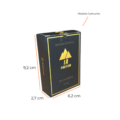Embalagem para Perfume (6,2 x 2,7 x 9,2 cm) Personalizada