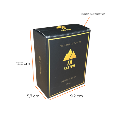 Embalagem para Perfume (9,2 x 5,7 x 12,2 cm) Personalizada