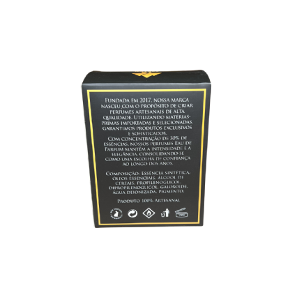 Embalagem para Perfume (9,2 x 5,7 x 12,2 cm) Personalizada