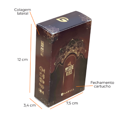 Embalagem para Perfume (7,5 x 3,4 x 12 cm) Personalizada