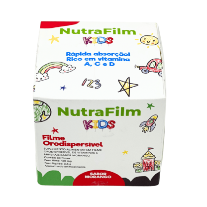 Embalagem para Suplemento (7,8 x 7,8 x 7,8 cm) Personalizada