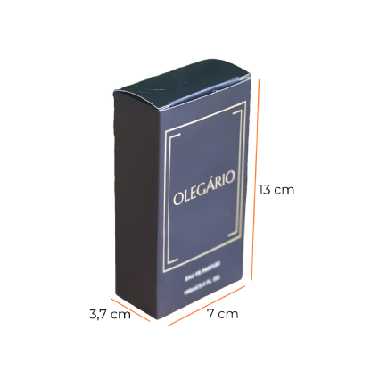 Embalagem para Perfume (7 x 3,7 x 13 cm) Personalizada