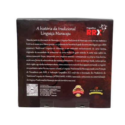 Embalagem Para Refrigeração de Linguiça (18 x 3 x 17 cm) Personalizado