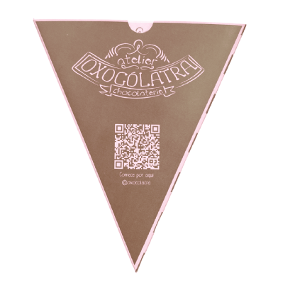 Embalagem Pizza Fatia Gaveta Delivery Triangular (17,5 x 3,5 x 20 cm) Personalizada