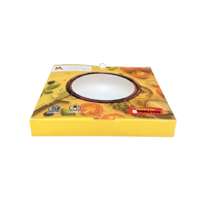 Embalagem para Pizza Refrigerada (17 x 2,5 x 17 cm) Personalizada