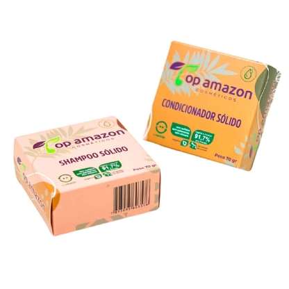 Embalagem para Shampoo em Barra (8 x 3,6 x 8 cm) Personalizada