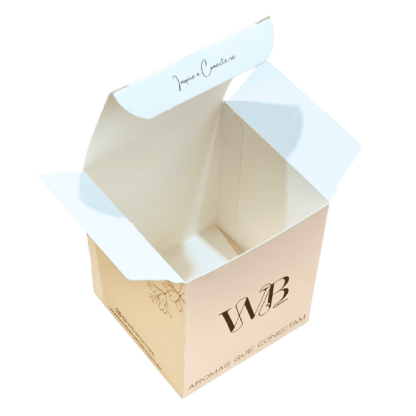 Embalagem para Vela (10 x 10 x 12 cm) Personalizada