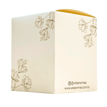 Embalagem para Vela (10 x 10 x 12 cm) Personalizada