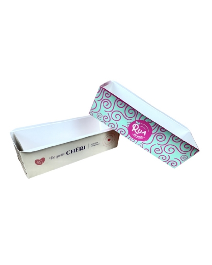 Forma Forneável Bolo Inglês Caseirinho 390g s/ Tampa (18,5 x 6,6 x 5,5 cm) Personalizada