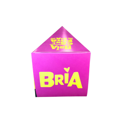 Embalagem Bolo Fatia c/ Berço (16,5 x 10 x 10 cm) Personalizada