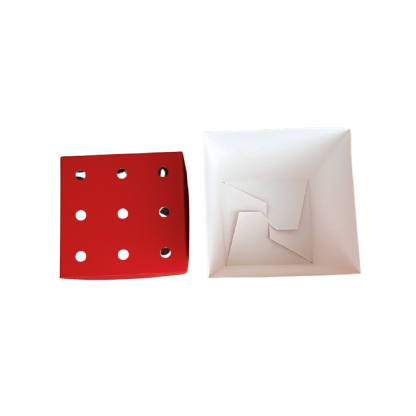 Balde Fechado para Frango Frito G (13 x 13 x 13 cm) Personalizado