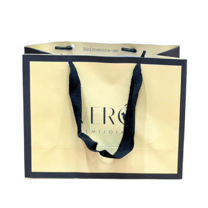 Sacola Offset 180g (19 x 8 x 15 cm) Personalizada