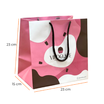 Sacola Offset 180g (23 x 15 x 23 cm) Personalizada