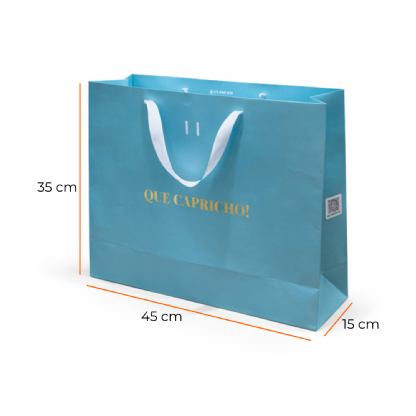Sacola Offset 180grs (45 x 15 x 35 cm) Personalizada