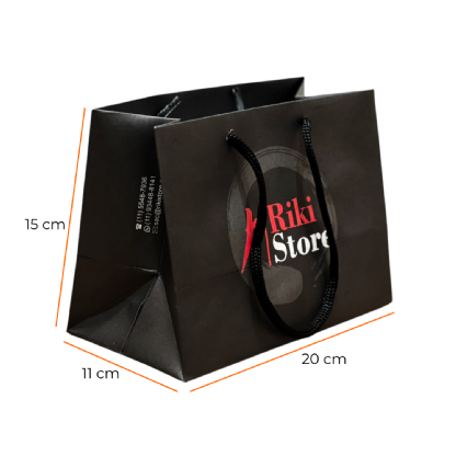 Sacola Offset 180g (20 x 11 x 15 cm) Personalizada