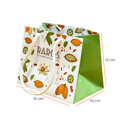 Sacola Offset 180g (15 x 10 x 12 cm) Personalizada