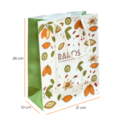 Sacola Offset 180g (21 x 10 x 26 cm) Personalizada