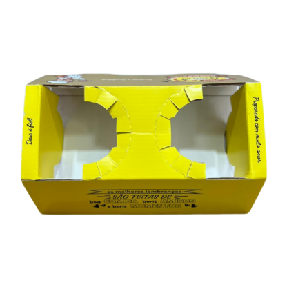 Suporte para 02 Copo Empastado Delivery (19,5 x 14 x 6 cm) Personalizado