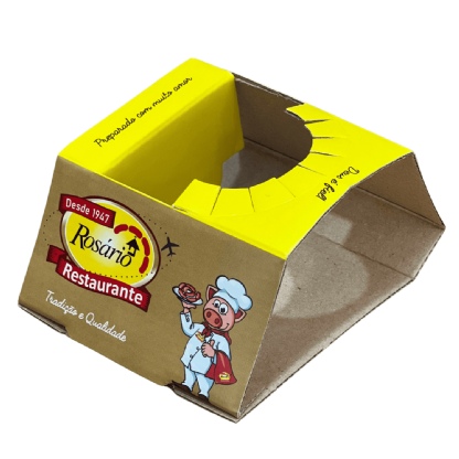 Suporte para 01 Copo Empastado Delivery (14 x 10,5 x 5,5 cm) Personalizado