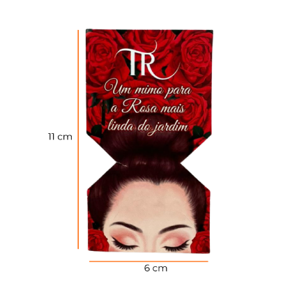 Tag para Elástico de Cabelo (11 x 6 cm) Personalizada