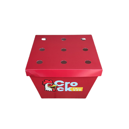 Balde Fechado para Frango Frito G (13 x 13 x 13 cm) Personalizado