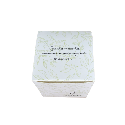 Embalagem para Vela (8,5 x 8,5 x 9,5 cm) Personalizada